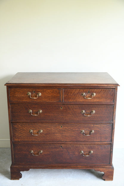 Antique Georgian Oak Chest of Drawers