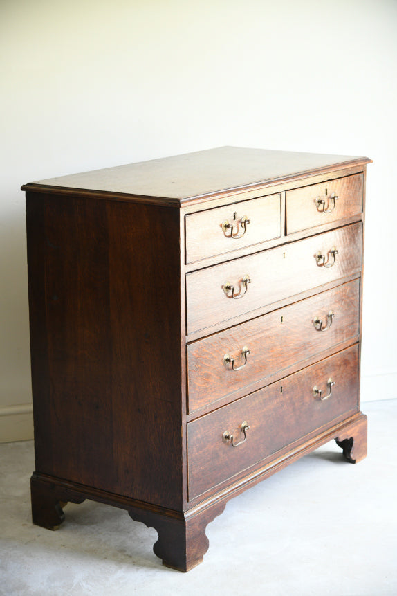Antique Georgian Oak Chest of Drawers