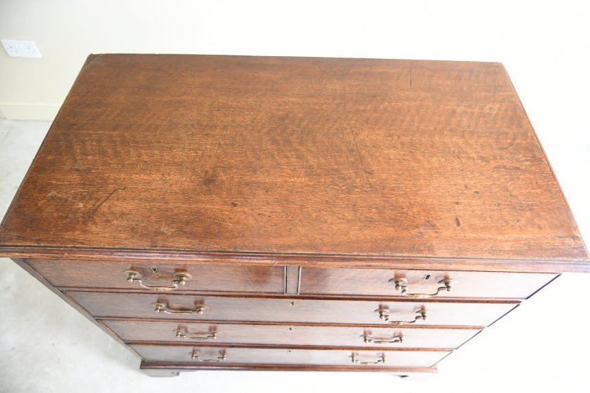 Antique Georgian Oak Chest of Drawers