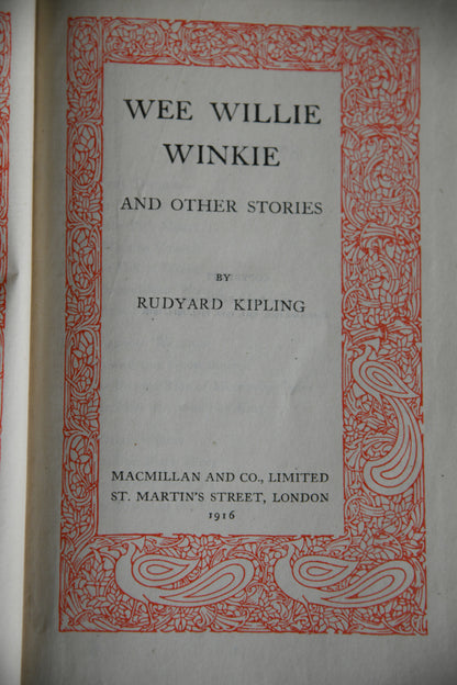 6 Rudyard Kipling Hard Back Books
