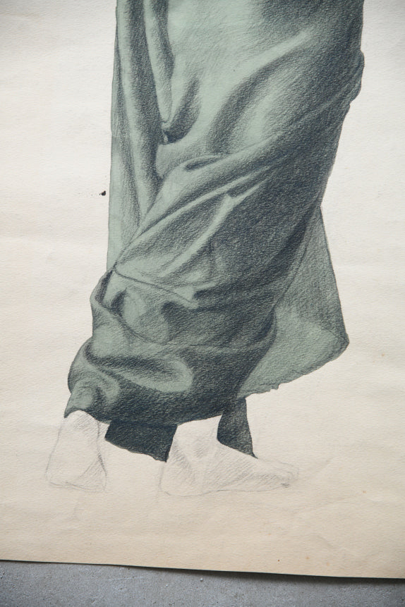 Study of Draped Female Figure