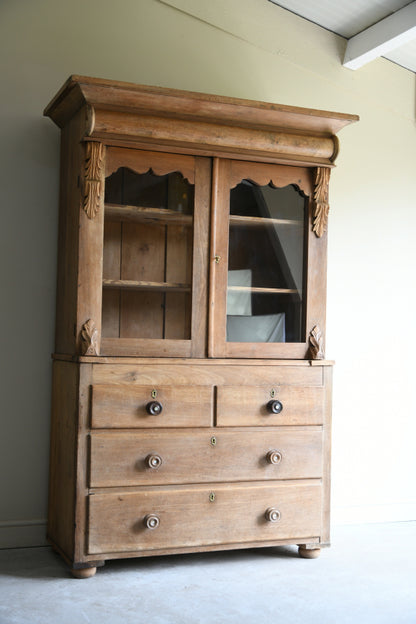 Bleached Mahogany Glazed Dresser