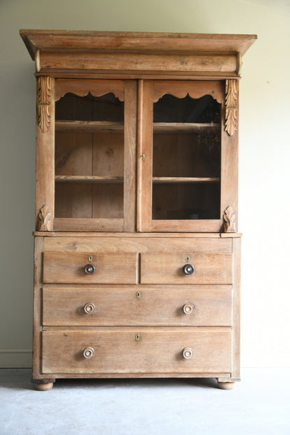 Bleached Mahogany Glazed Dresser