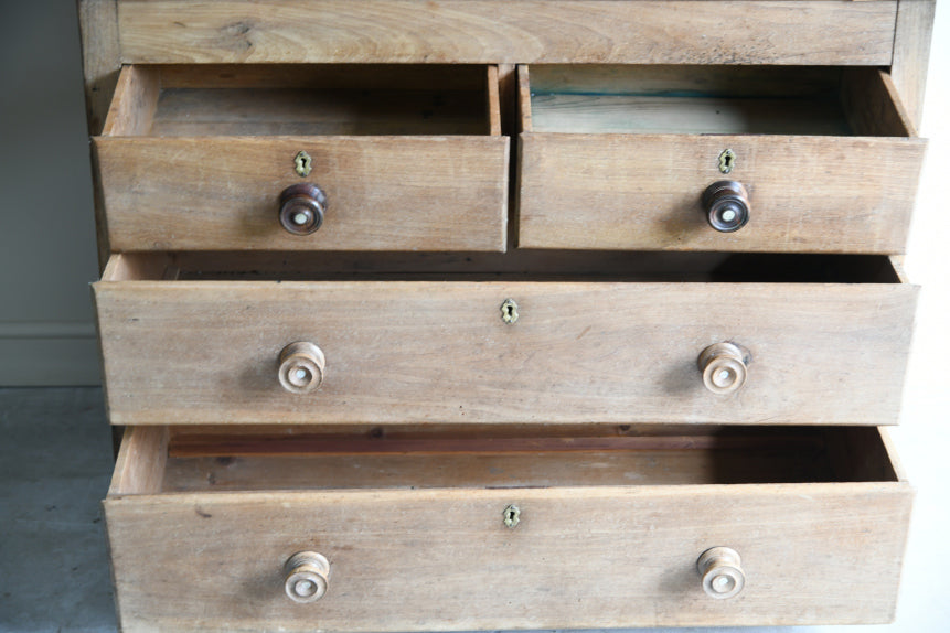 Bleached Mahogany Glazed Dresser