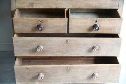 Bleached Mahogany Glazed Dresser