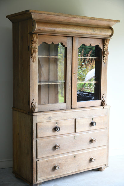 Bleached Mahogany Glazed Dresser