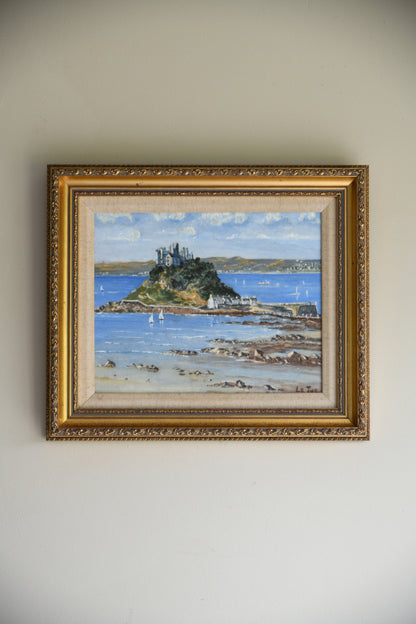 St Michaels Mount Coastal Scene