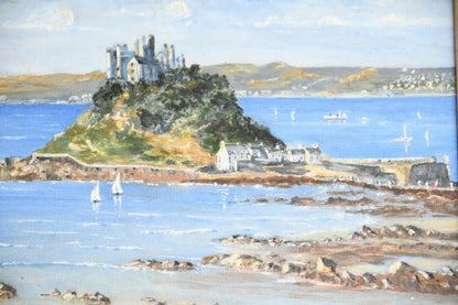 St Michaels Mount Coastal Scene