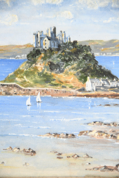 St Michaels Mount Coastal Scene