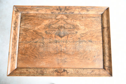 Antique Victorian Walnut Sewing Table