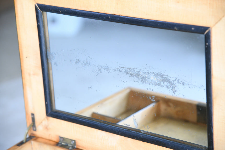 Antique Victorian Walnut Sewing Table