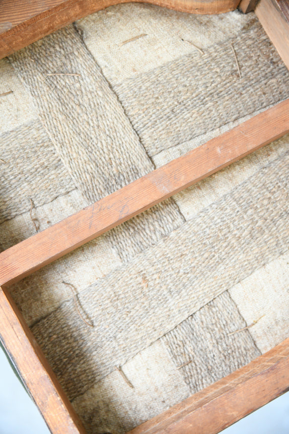 Pair Biedermeier Walnut Side Chairs