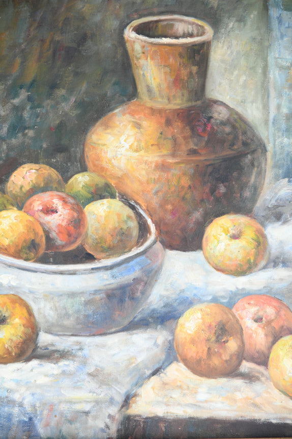 W. Adam Fruit & Vessels Still Life