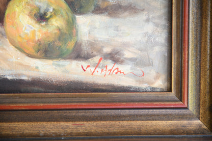 W. Adam Fruit & Vessels Still Life