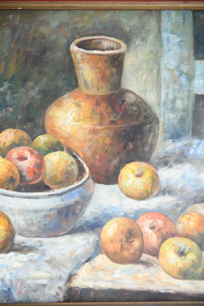 W. Adam Fruit & Vessels Still Life