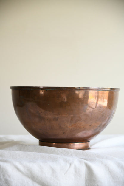 Large Copper Bowl