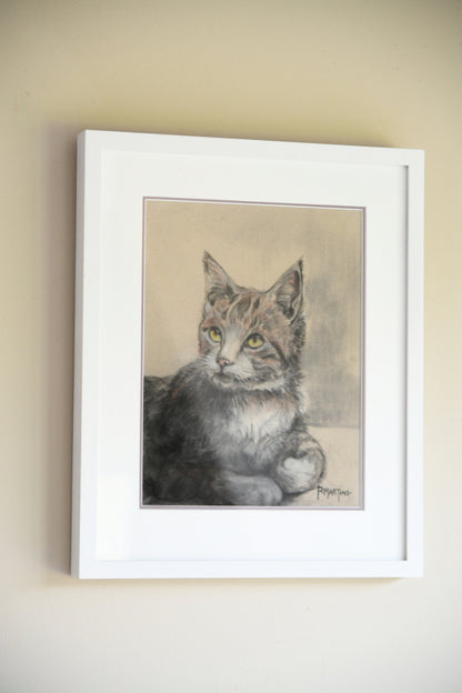 P. Martins - Pastel Study of a Cat