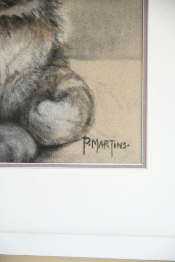 P. Martins - Pastel Study of a Cat