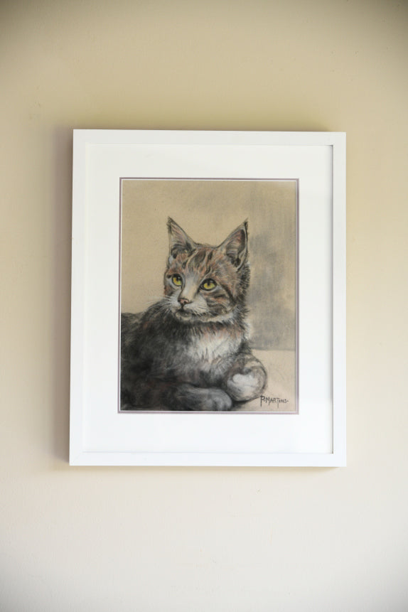 P. Martins - Pastel Study of a Cat