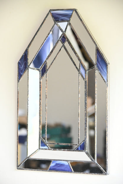 Gothic Lead Glass Wall Mirror