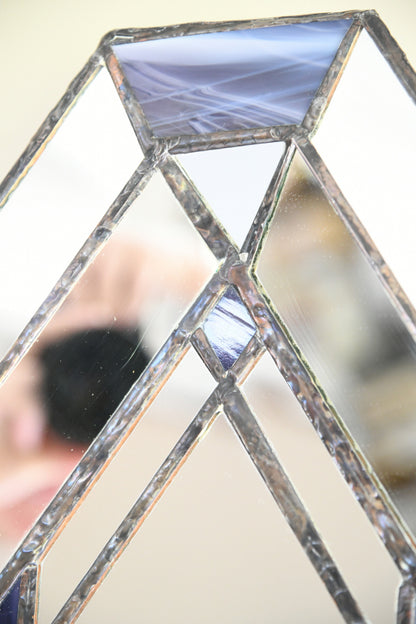 Gothic Lead Glass Wall Mirror