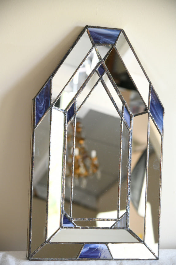 Gothic Lead Glass Wall Mirror