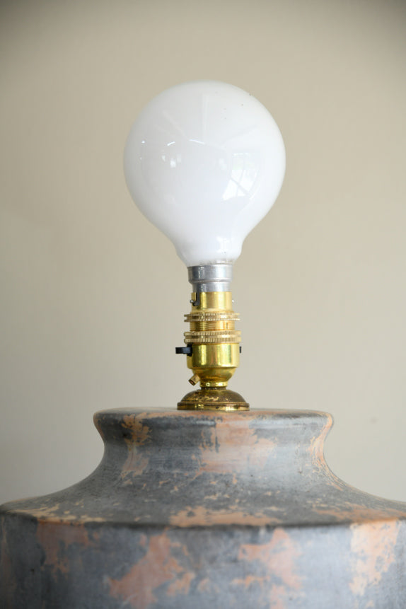 Ceramic Painted Urn Table Lamp