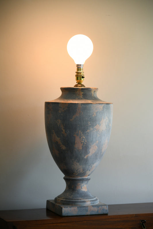 Ceramic Painted Urn Table Lamp