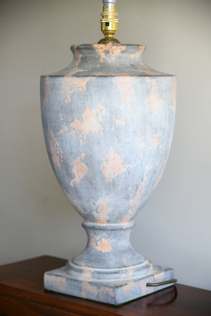 Ceramic Painted Urn Table Lamp