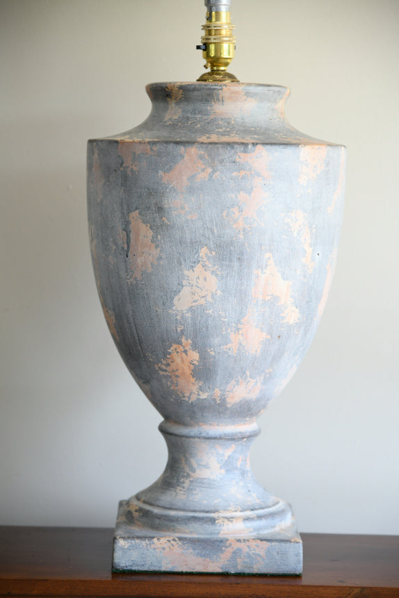Ceramic Painted Urn Table Lamp