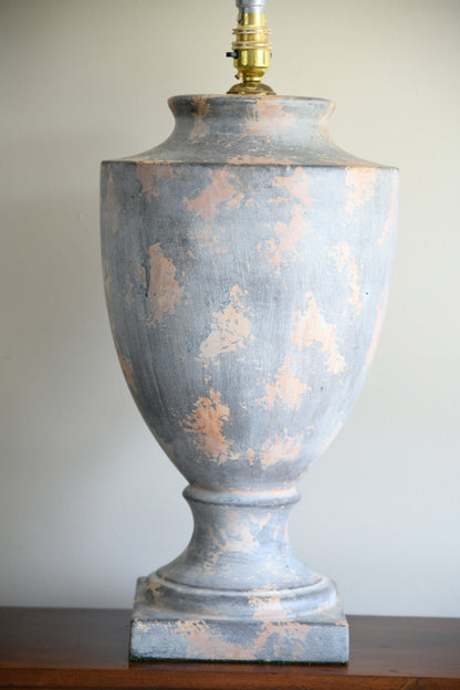 Ceramic Painted Urn Table Lamp