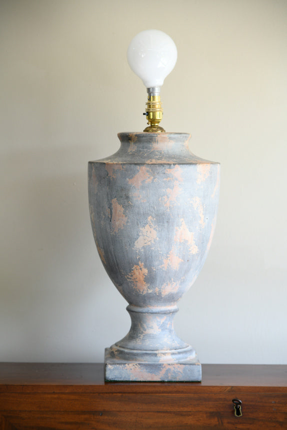 Ceramic Painted Urn Table Lamp