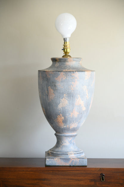 Ceramic Painted Urn Table Lamp