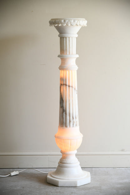 White Marble Column