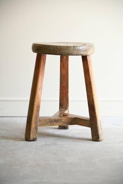 Elm & Beech Tripod Side Table