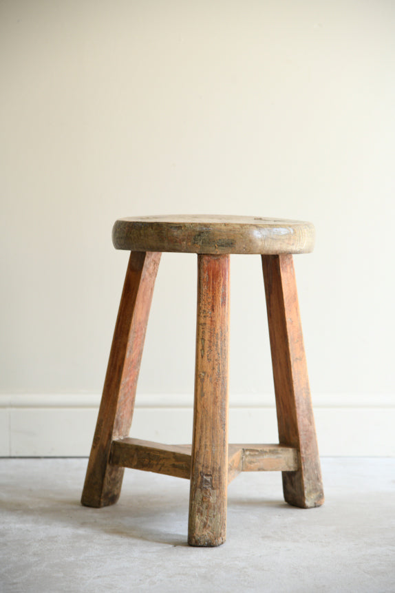 Elm & Beech Tripod Side Table