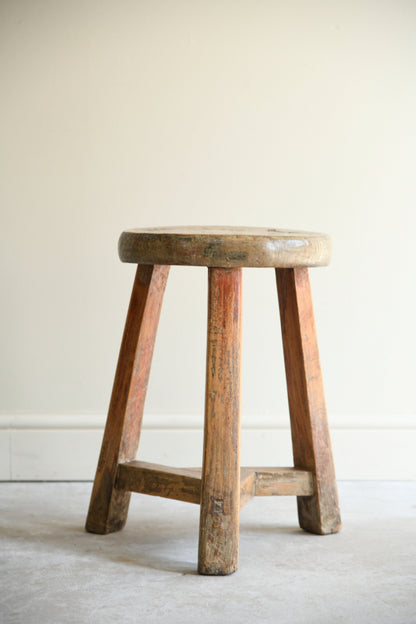 Elm & Beech Tripod Side Table