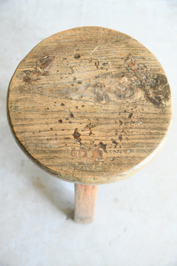 Elm & Beech Tripod Side Table