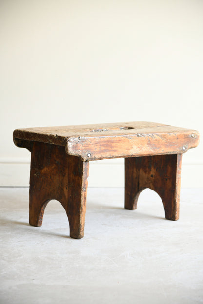 Scottish Vernacular Pine Creepie Stool