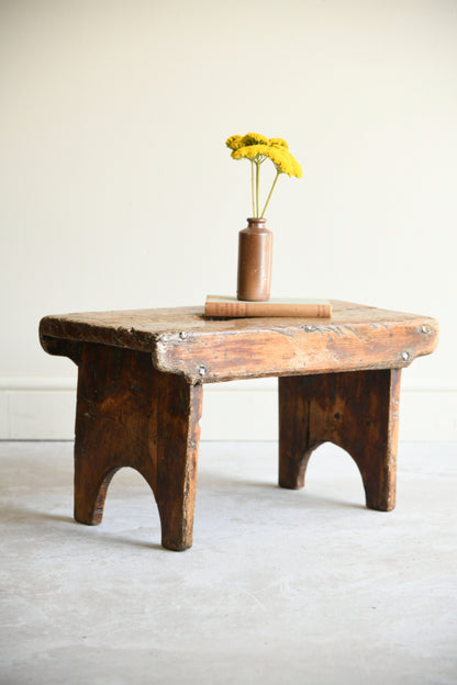 Scottish Vernacular Pine Creepie Stool
