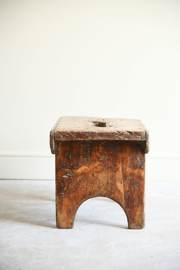Scottish Vernacular Pine Creepie Stool