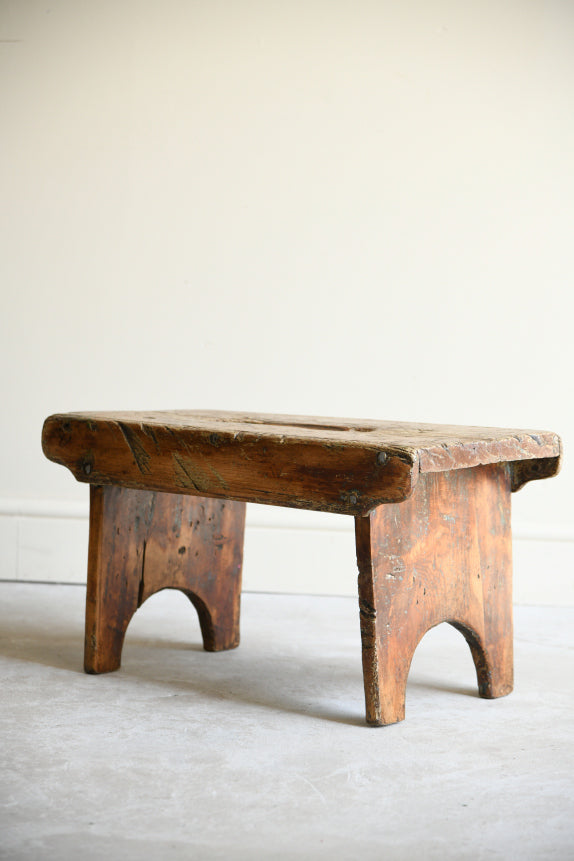 Scottish Vernacular Pine Creepie Stool