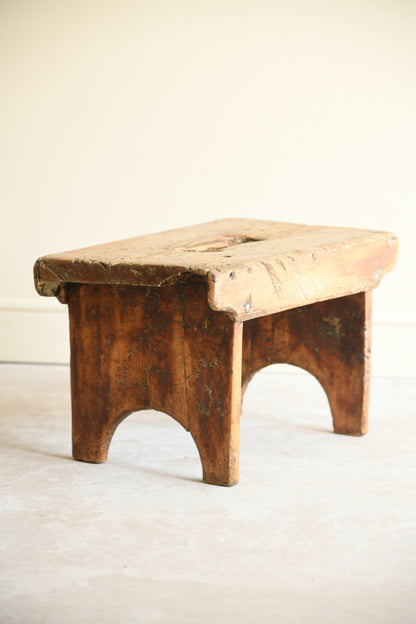 Scottish Vernacular Pine Creepie Stool