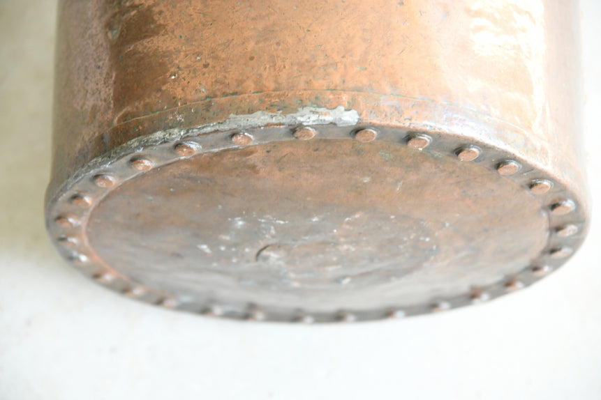 Copper Riveted Coal Bucket