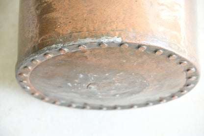 Copper Riveted Coal Bucket