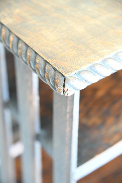 Edwardian Oak Revolving Bookcase