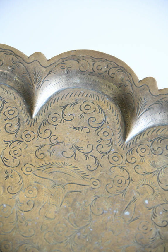 Eastern Brass Tray Top Table