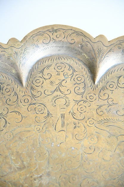 Eastern Brass Tray Top Table