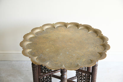 Eastern Brass Tray Top Table