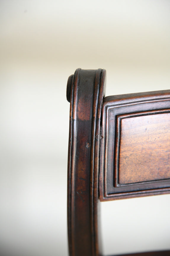 6 Antique 19th Century Bar Back Dining Chairs